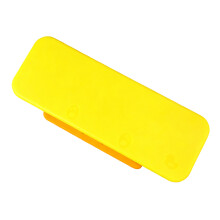 Porte-stylos Design à fermeture éclair, sac de rangement,-Jaune