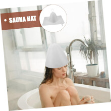 Bonnet de sauna en feutre absorbant l'eau, bonnet de sauna portable pour la douche Ă domicile