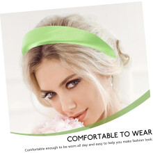 Satin-Haarband, breit, schlicht, rutschfest, weicher Schwamm, Haaraccessoires für den täglichen Gebrauch