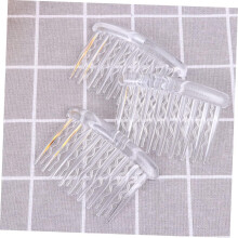 12pcs Plastic Side Hair Combs 17 Teeth 8x5cm Vintage Small Insert Combs for Women Girls Wedding Hair Styling