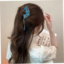 Borboleta antiga pente de cabelo clipe pente de cabelo para mulheres estilo chinês ferramenta de estilo para ocasião de festa