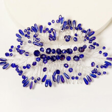 Cristal noiva pente cabelo Strass pente cabelo para casamento para dama de noiva para cerimônia de casamento