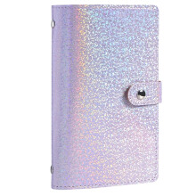 Livre portefeuille avec poches pour billets et cartes-Violet