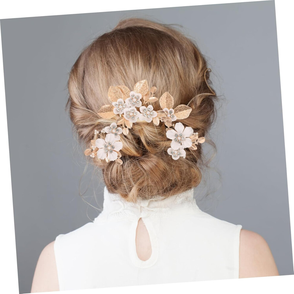 Hkhbjs Retro Hair Accessories For Wedding Bride Flower Hairpins Women Hair Comb Clip For Bridal