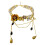 Gracieux strass Accent glands collier accessoire complète les-Or 1