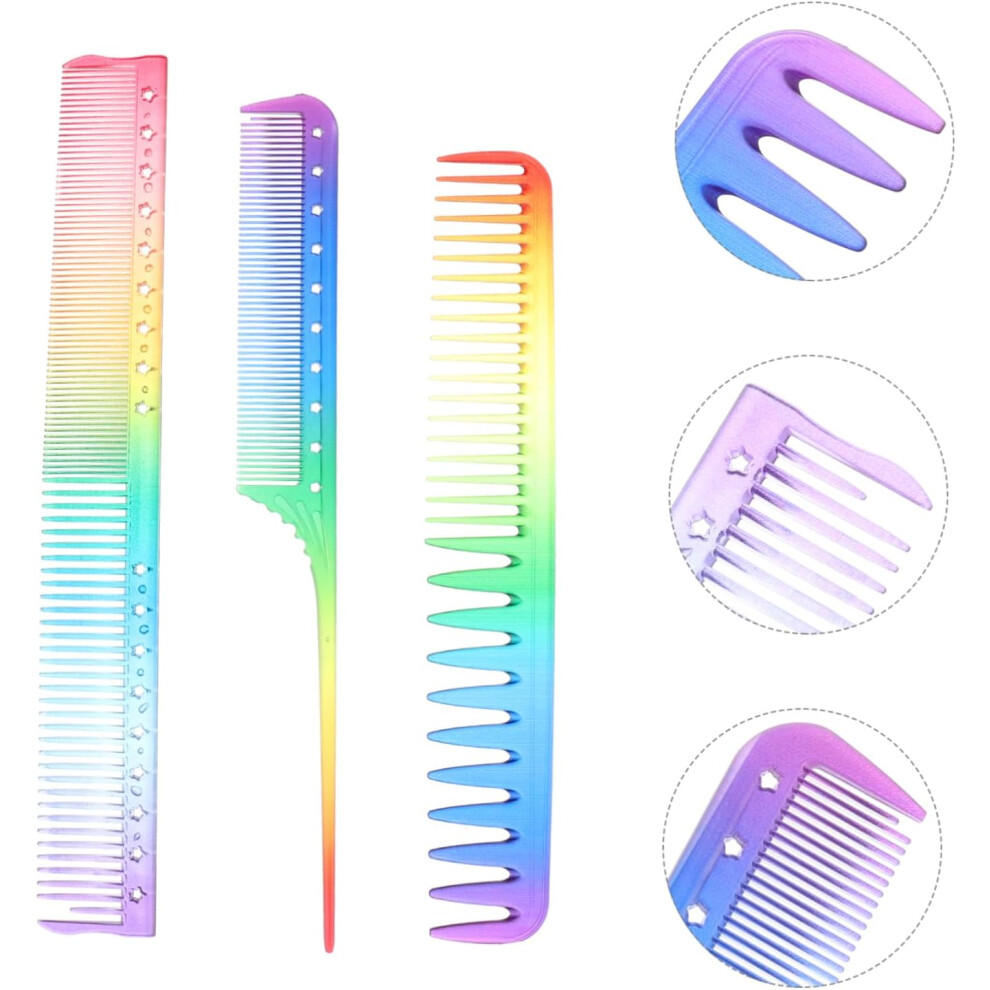Hkhbjs 3Pcs Hair Comb Barber Comb Hair Salon For Hairdressing Styling For Salon Use