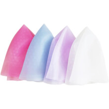 Set van 3 witte, elastische haarverfkapjes met haakjes, ideaal voor professioneel haarverven.