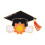 Broche de chapeau académique galvanisée robuste, convient-Blanc 1