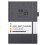 Carnet de notes annuel 2026, planificateur de gestion du-gris 1