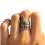 Accessoires de bague empilables sur le thème des colisées-argent 1