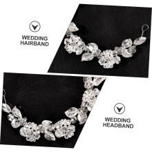 Strass-Haarreif mit Blattmotiv für Braut und Brautjungfern, Glitzernde Diamanten, Haaraccessoires