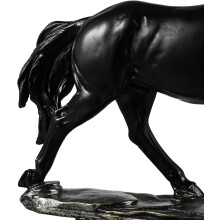 Pferdeskulptur aus Kunstharz, Feng-Shui-Statue, farbecht, bruchfest, ideal für den gewerblichen Einsatz.