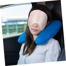 Maschera per dormire in morbida seta, oscurante, ideale per la notte e i viaggi.