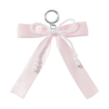 Lovely Beaded Butterfly Keychain Colorful Sturdy-pink bow