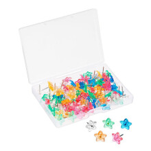 Paquet de punaises avec tête en plastique punaises de carte