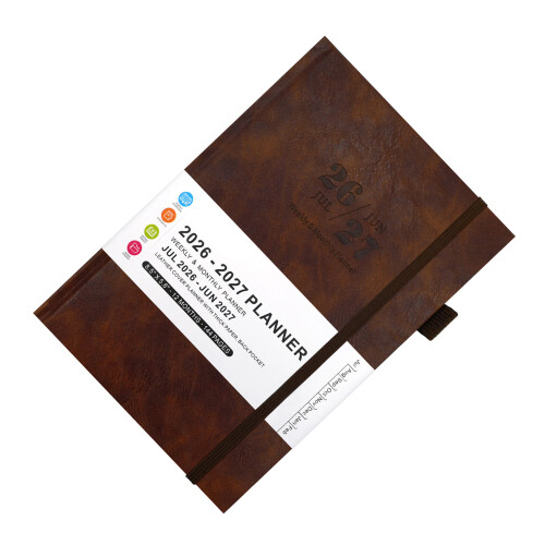 2026 Daily Planner Organizers Notebook Work Planner For-brown