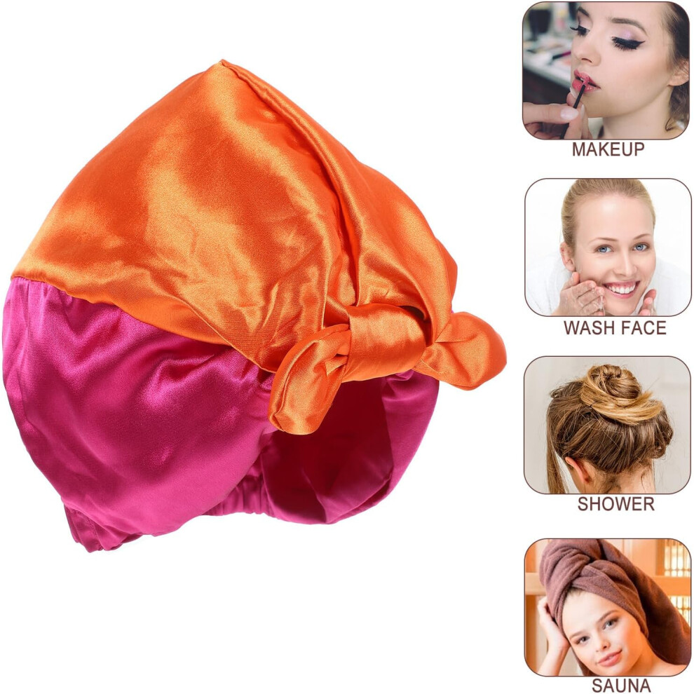 Hkhbjs Satin Sleeping Bonnet For Women, Non-Slip Elastic Nightwear Cap