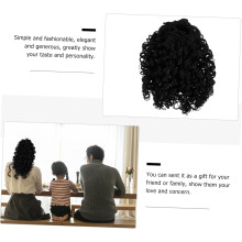 Elastischer Netz-Pferdeschwanz für Damen im afrikanischen Lockenstil mit Kordelzugverschluss für schnelle Frisuren und den Alltag