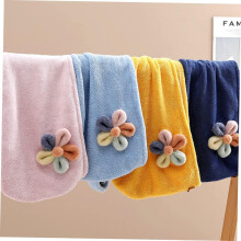 3er-Set schnelltrocknende Haarmützen, hübsche Bademützen und Fleece-Handtücher für Jungen und Mädchen zum Duschen