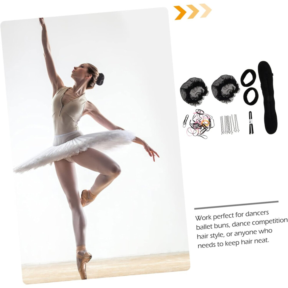 Hkhbjs Invisible Elastic Hair Nets Bun Hair Net Tools For Ballet Bun Boys And Girls Womens Assorted Style
