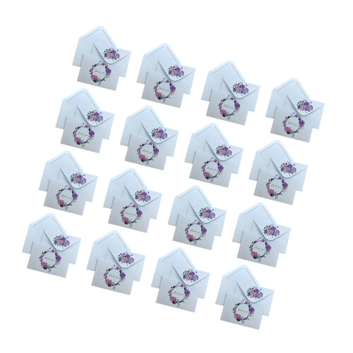 Enveloppes à motifs de fleurs délicates, 100-clou de girofle