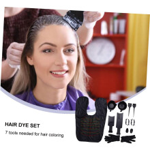 16-delige haarverfset met verfbenodigdheden, waaronder een haarverfborstel, kam en plankje voor eenvoudig gebruik thuis in de salon.