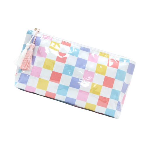 Trousse de maquillage extra large avec-couleurs arc-en-ciel