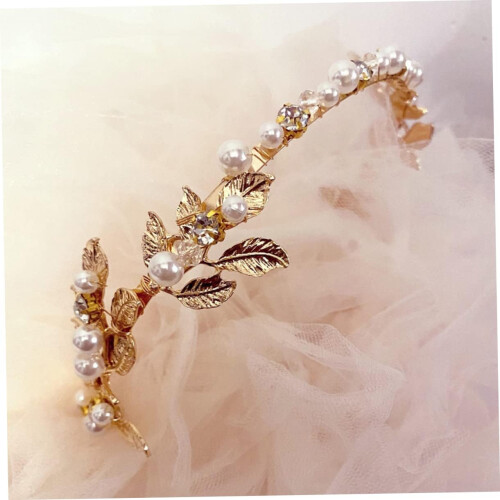 Kopfschmuck, Hochzeitshaarschmuck, Haaraccessoires, Flechthaar, Perlenhaarband 2