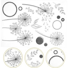 Leimasetti DIY-scrapbookingiin ja kalenterikoristeluun, Scrapbooking-leimasimet