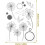 Σετ σφραγίδων για DIY Scrapbooking και Planner Διακόσμηση, Σφραγίδες Scrapbooking 1