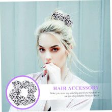 10pcs Hair Scrunchy Cow Pattern Hair Ties Fashion Ponytail Holder for Women