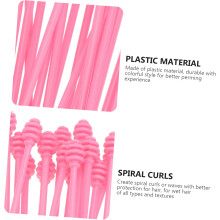 Plastic Hair Pins and Perming Clips 3pcs for Women Long Hair Styling Hairdressing Tools Random Color Supplies