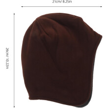 Warme slaapmuts voor ouderen, thermische fleece muts voor vrouwen, zachte haarbedekking om mee te slapen bij koud weer.
