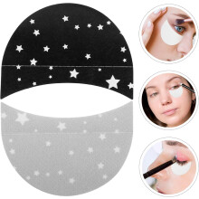 100 pièces de ruban adhésif noir non tissé pour fard à paupières, pour une application précise du maquillage des yeux