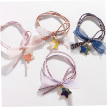 10pcs Sky Headband Hair Ties Women Accessories Hair Bows for Women Girls Ponytail Holders