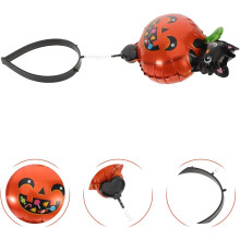 10 Stück Halloween-Kürbis-Haarreifen mit Ballonaufsatz, bequeme Kostüm-Haaraccessoires für Mädchen, Party-Fotoshooting