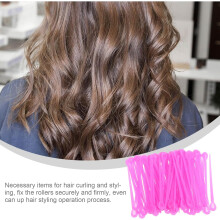 2er-Pack Lockenwickler-Set mit Fischernetz und Heißnadeln für Damen und Mädchen (Farbe zufällig)