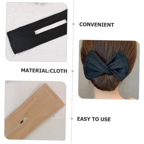 Fiocco per chignon facile da usare per capelli sottili
