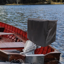 Telo di copertura per motore kayak in tessuto Oxford 210d, impermeabile e con protezione solare.