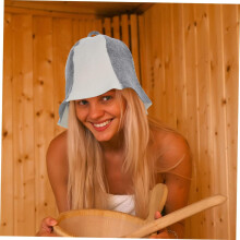 Chapeaux de sauna en feutre, lot de 3, bonnets de bain et de sauna, chapeau de protection épais en feutre