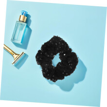 3 stk. glitter hår scrunchie paljett hårbånd for kvinner elastiske glitrende hestehaleholdere til fester og hverdagsbruk
