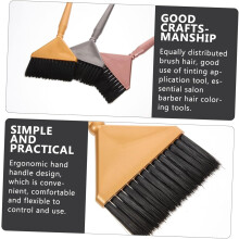 3 pinceles para teñir el cabello con cerdas suaves, ideales para uso en salones de belleza y para teñir el cabello en casa.