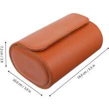 Leren horlogeopbergdoos, PU-leren horlogebeschermhoes en accessoires.