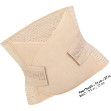 Postpartum buikband voor vrouwen, huidkleurige tailleband, universele pasvorm
