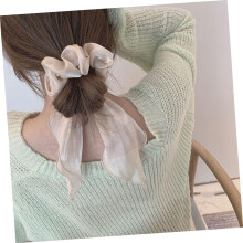 Kreative elastische Haargummis, 8er-Packung, Netzband-Haargummis für Damen und Mädchen, zufällige Farben, für das tägliche Styling