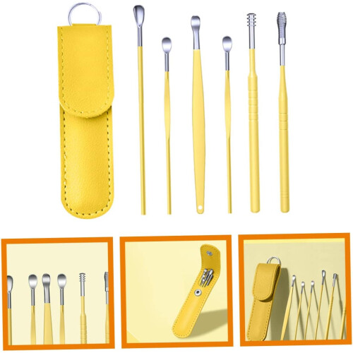 4sets Earwax Remover Tools Portable Ear Wax Removal Kit Ear Cleaning Tools 1