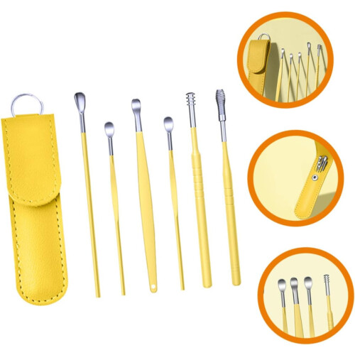 4sets Earwax Remover Tools Portable Ear Wax Removal Kit Ear Cleaning Tools 2