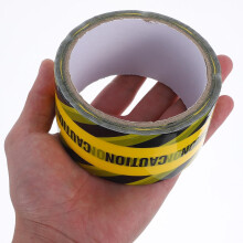 Safety Tape Safety Stripes Tape Self Adhesive Sticker for Walls Floors Caution Sign