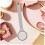 2pcs Body Lotion Applicator for Back with Long Ergonomic Handle Washable Brush 6
