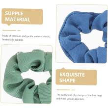 8 stk. tykktarm hårbånd elastiske hårstrikker scrunchies for kvinner ringer tilbehør for jenter fest skole tilfeldig farge